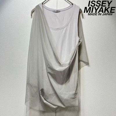 Issey Miyake vintage Rayon lace docking design tank top - Image 1 of 4