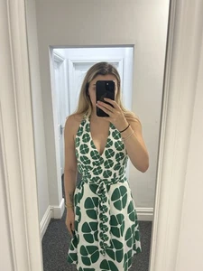 Boden Green Wrap Dress Size 12 - Picture 1 of 5