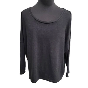 UGET Sweater (XXL) Black Tapered 3/4-Sleeve Polyester-Cotton - Picture 1 of 5