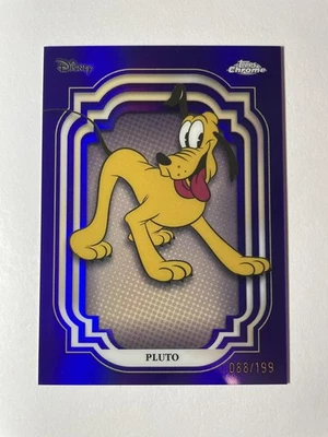 2024 Topps Chrome Disney Purple Pluto /199 - Image 1 of 2