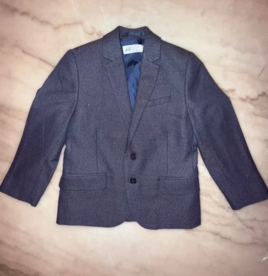H&M Kids Navy Blue Suit Jacket Size 5T - Image 1 of 4