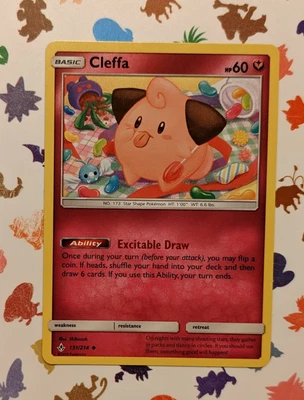 Pokemon TCG Cleffa 131/214 Unbroken Bonds Sun & Moon English 2019 - Image 1 of 2