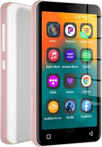 80GB MP3 Player with Bluetooth and WiFi, MP4 Pink - Picture 1 of 12