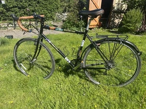 Spa Cycles Steel Frame Custom Tourer In Black With Pannier Rack - Picture 1 of 14