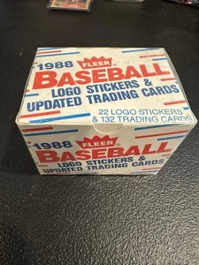 1988 Fleer Updated Trading Set 132 Karten Biggio Smoltz Alomar RC Neu ungeöffnet - Bild 1 von 6