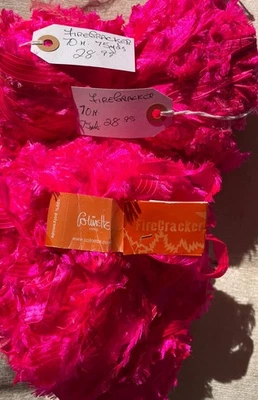 Lote de 3, Colinette, FIRECRACKER, HD, Col#140, 'Rio', (Rosa) 100g/75yds Foto 1 de 3