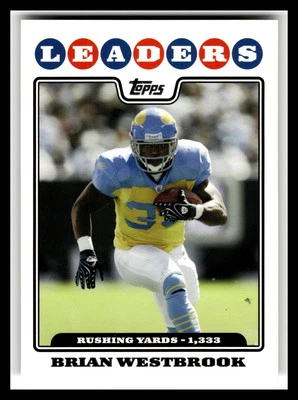 2008 Topps #291 Brian Westbrook - Image 1 of 2