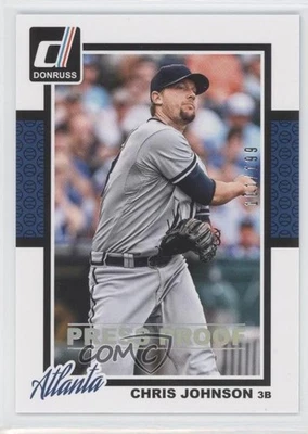 2014 Panini Donruss Press Proof Silver /199 Chris Johnson #58 - Image 1 of 2