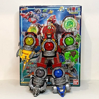 Uchu Sentai Kyuranger DX Kyurenoh Megazord Bandai With Box Power Rangers Zord - Immagine 1 di 4