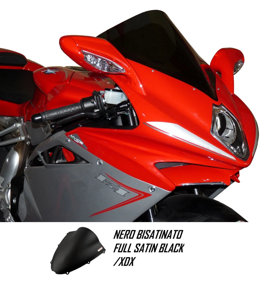 Cupolino DOUBLE BUBBLE Nero Bisatina MV AGUSTA F4 S / R / RR 2010 2011 2012 2013 Foto 1 de 1