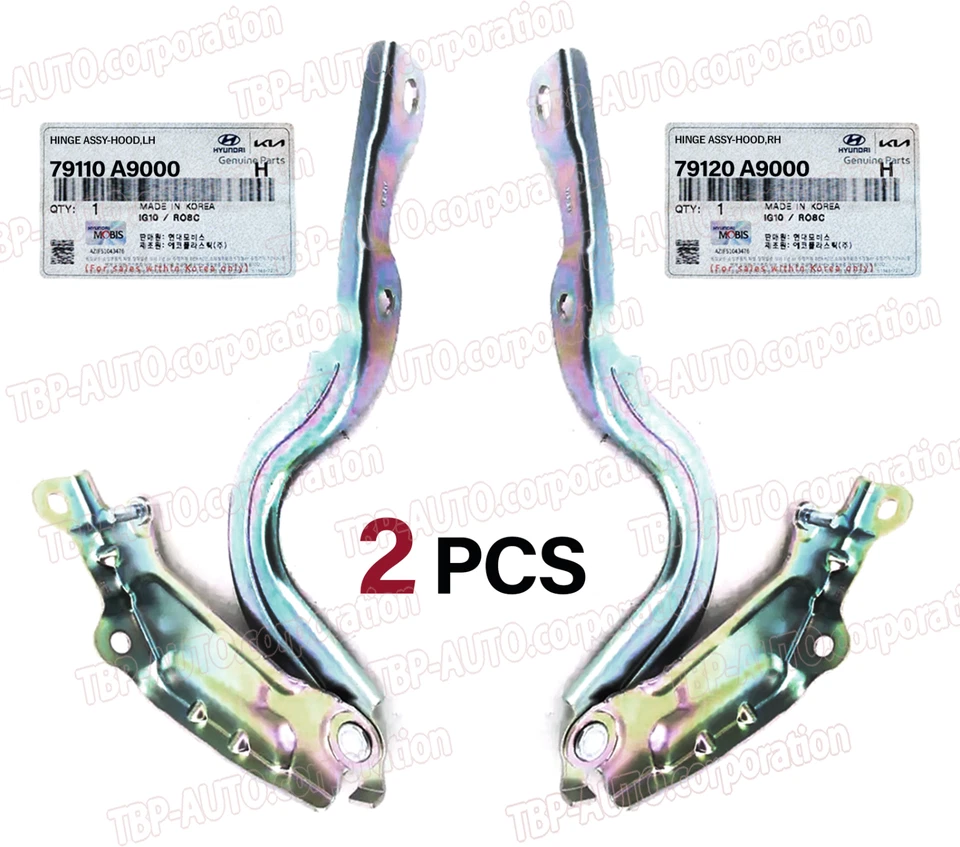 JUEGO DE 2 BISAGRAS CAPÓ IZQUIERDA + DERECHA ORIGINALES ® PARA KIA SEDONA 2015-2020 Foto 1 de 1