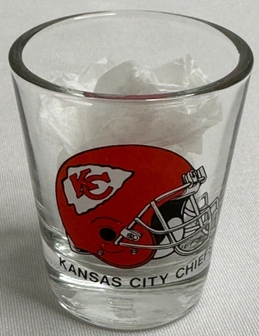 Vintage Kansas City Chiefs 2 oz Shot Glass Cover