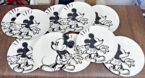 Lot of 10 Disney Mickey Mouse Zak Designs Plates 11" - Picture 1 of 9