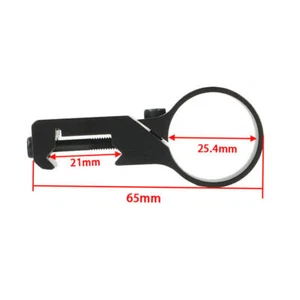 Torch 1" Ring Scope Mount Adapter Tube 90 ° Offset Side for 20mm Picatinny Rail - Picture 1 of 7