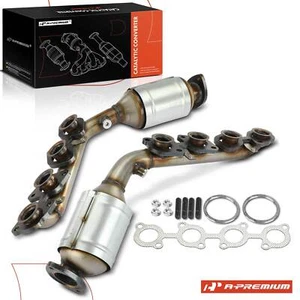 2x Exhaust Catalytic Converter for Toyota 4Runner Lexus GX470 2003 2004 V8 4.7L - Picture 1 of 11