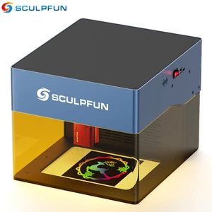 Mini grabador láser Sculpfun iCube Pro 5W 130x130 mm marcador de logotipo portátil U5M3 - Imagen 1 de 12