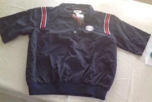 CORTAVIENTOS DE BÉISBOL SMITTY NYSBUA PARA HOMBRE CUELLO CON CREMALLERA SUPERIOR AZUL MANGA CORTA XL - Imagen 1 de 9
