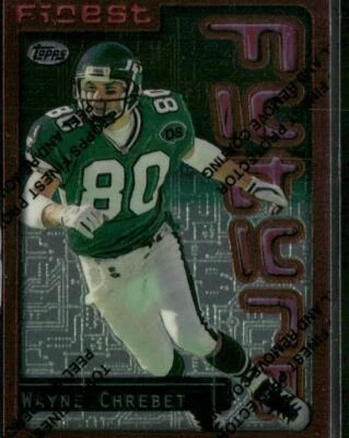 1996 Finest #76 Wayne Chrebet - Image 1 of 2