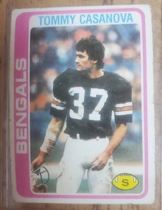 1978 Topps #330 Tommy Casanova Cincinnati Bengals - Bild 1 von 2