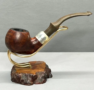 Antique Ireland Smoking Pipe Peterson's Dublin Sterling Silver Hallmark - Picture 1 of 9