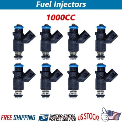 8 ШТ. 1000CC ТОПЛИВНАЯ ФОРСУНКА ДЛЯ CHEVROLET SILVERADO 1500 4,8 5,3 Л 6,0 Л 2010-2013 - Изображение 1 из 4