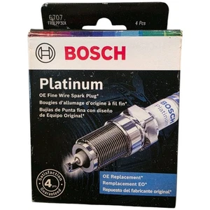 4 Spark Plugs Bosch Platinum Set For 2007-2017 JEEP PATRIOT L4-2.4L ZFR5FGP - Picture 1 of 8