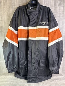 Teknic RAIN PARKA Motorcycle Riding Gear MENS XXL BLACK REFLECTIVE - Picture 1 of 12
