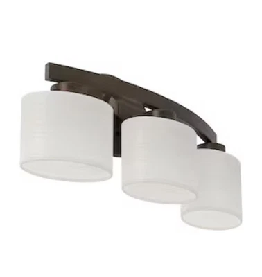 21.5-in 3 -Light Antique Bronze Transitional Vanity light  - Image 1 of 4