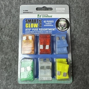 Littelfuse 00940400ZGLO Smart Glow Blade Style Asst. Multipack Sicherung - 42 Stück - Bild 1 von 5