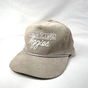 Otto Cap Hat Amazing Aggies 1970 New Mexico State Univ Final Four Slide Corduroy - Picture 1 of 14