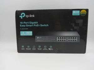TP-Link 16-Port Gigabit Ethernet Smart Switch TL-SG1016PE NEU - Bild 1 von 2