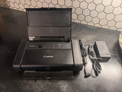 Canon PIXMA TR150 Color Inkjet Wireless Portable Printer W/Adapter Very Clean - Image 1 of 4