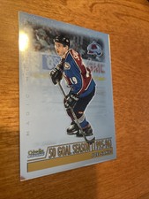 1999-00 OPC O-Pee-Chee Chrome Magic Moments 285 50 Goal Season Joe  Sakic