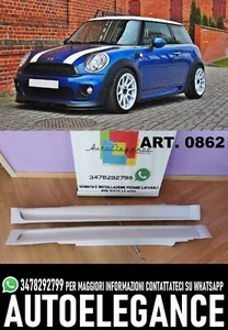 0862 MINIGONNE LATERALI MINI R56 + R53 2001-2009 SPOILER SOTTO PORTA - Imagen 1 de 14