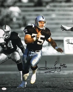 Howie Long Signed 16x20 Photo w/ "HOF 00" JSA Witnessed - Picture 1 of 3
