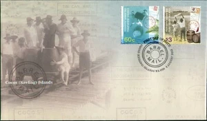 2013 Juego de 2 barriles de correo de las islas Cocos (Keeling) FDC, como nuevo - Imagen 1 de 1