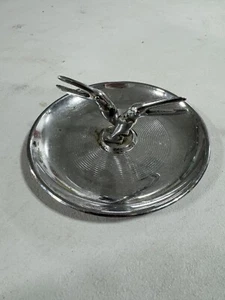Vintage Toucan Pincherette Chrome Ashtray - Art Deco Style - Mad Men - Picture 1 of 2