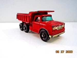 Matchbox #48 Dodge Dumper, England, Red - Picture 1 of 8