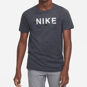 Nike Sportswear Dri-FIT Kids' Perfect Select Graphic Anthracite Tee DR8782-061 M - Picture 1 of 3