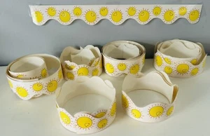 400+” sunny Suns Scalloped Border Teacher  school bulletin board decoration - Picture 1 of 10