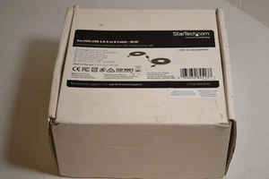StarTech USB2HAB30AC 9m/30' Active USB 2.0 A to B Cable - M/M, Black - Picture 1 of 4