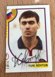 Original Autogramm Yuri Kovtun Russland Panini WM 2002 - Bild 1 von 1