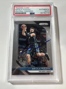2018-19 Prizm Nikola Vucevic Auto Autograph Signed Card PSA - Picture 1 of 2