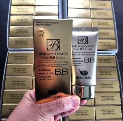 Bergamo/Magic Snail BB Cream 50 ml/Arrugas + Protección UV/K-Beauty Holic Foto 1 de 4