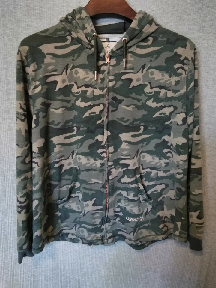 Legendary Whitetails Sudadera con Capucha Camuflada Manga Larga Cremallera Completa Logo Talla XXL Foto 1 de 4