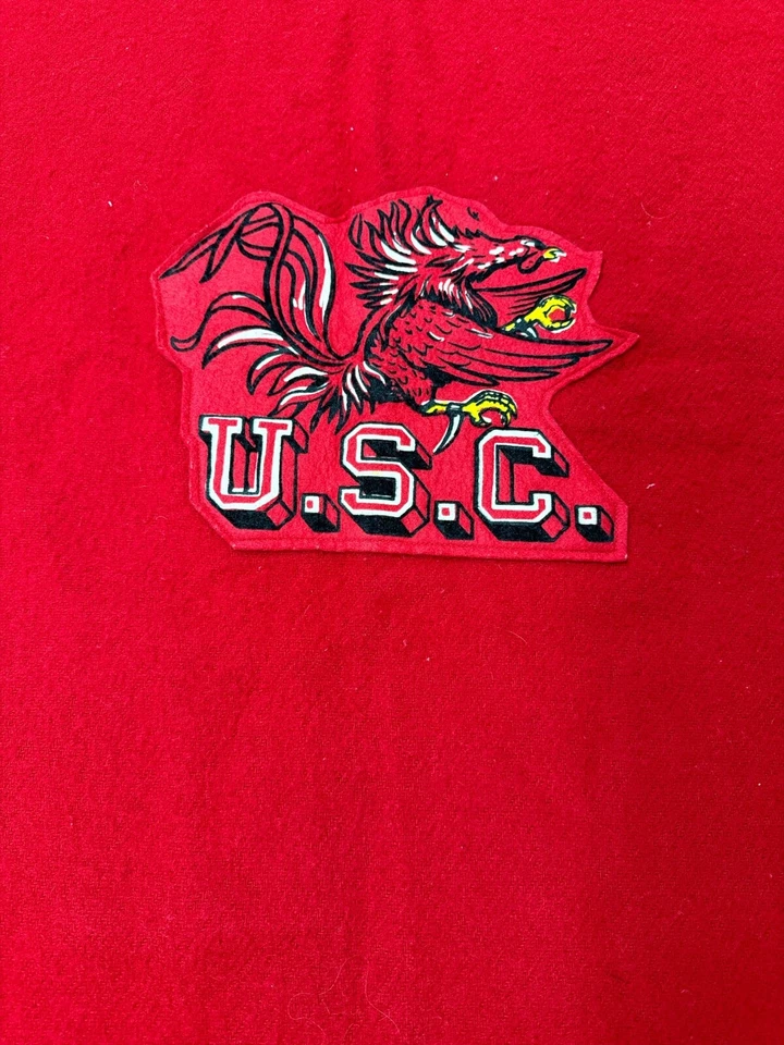 Vintage Pendleton Wool Stadium Blanket - University of South Carolina Gamecocks - Image 1 of 4