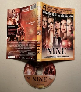 Nine Neuf (DVD 2008 Movie) Penelope Cruz, Daniel Day-Lewis, Disc & CoverArt Only - Picture 1 of 1