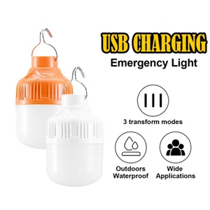 Rechargeable LED Portable Light USB Small 6000K Night Waterproof Bbq Camping - Picture 1 of 3