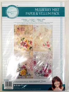 Mulberry Mist Stephanie Signature Collection Paper & Vellum Pack 16 A4 Sheets - Picture 1 of 4