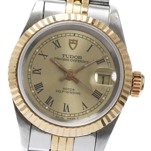 TUDOR Princess Oyster Date 92413N YG bezel gold Dial Automatic Ladies_871434 - Picture 1 of 6